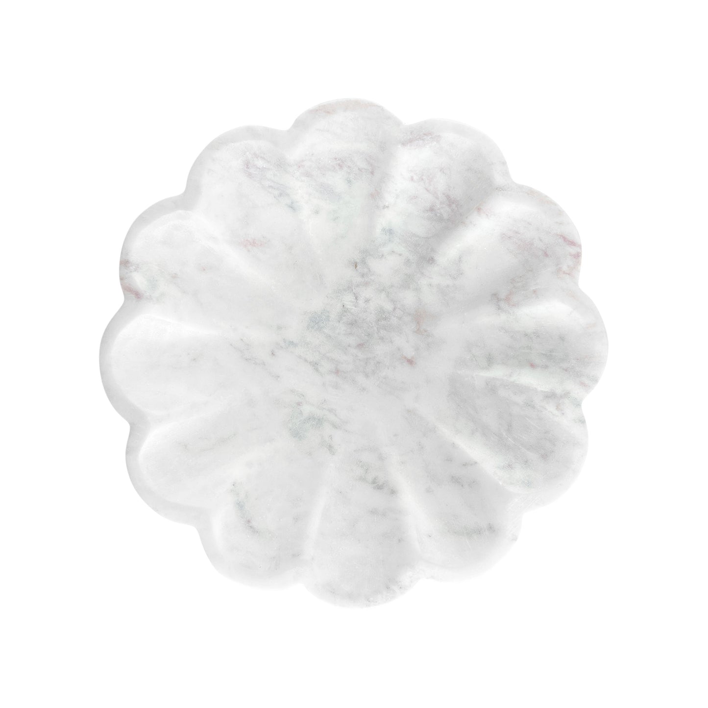 Verona White Marble Medium Flora Nesting Bowl