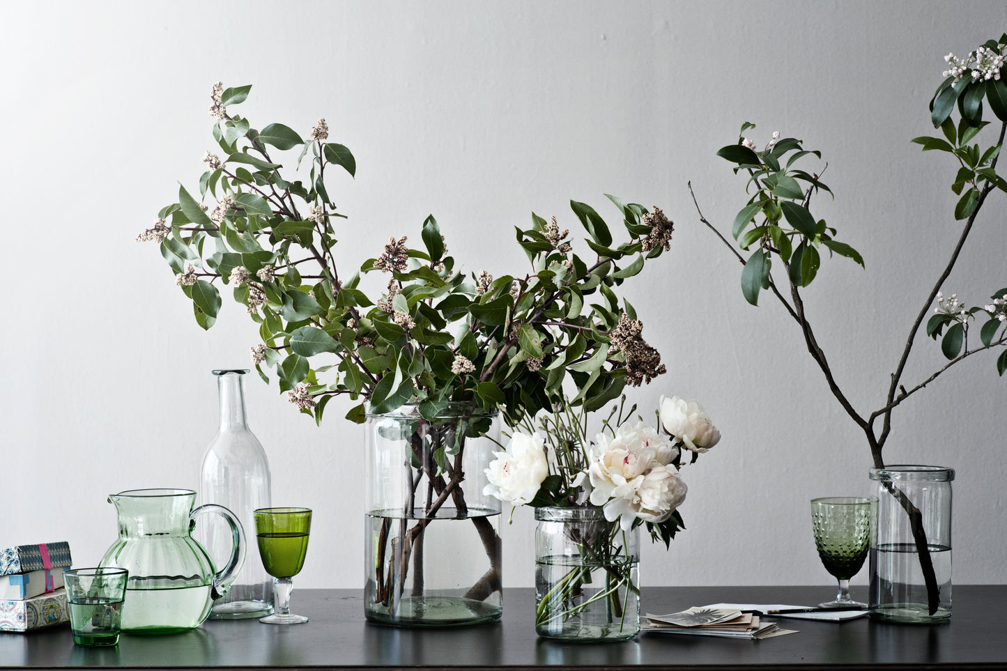 Recycled Glass Medium Cylinder Vase