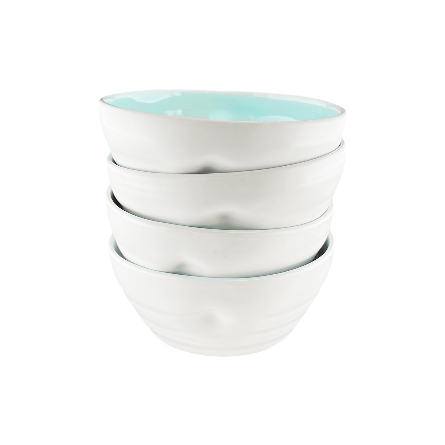 Pinch Aqua Stoneware 16 Piece Dinnerware Set, Service For 4