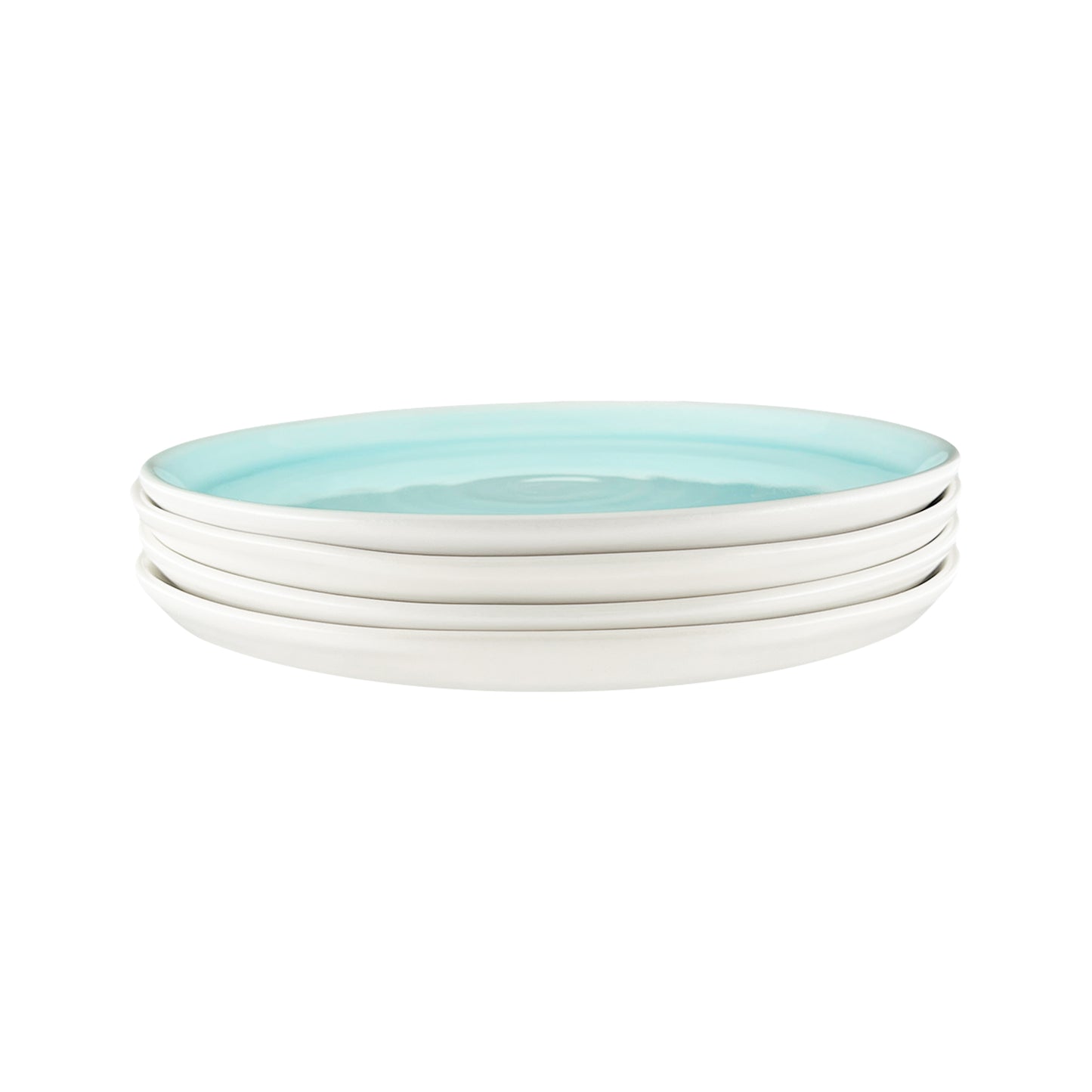 Pinch Aqua Stoneware 16 Piece Dinnerware Set, Service For 4