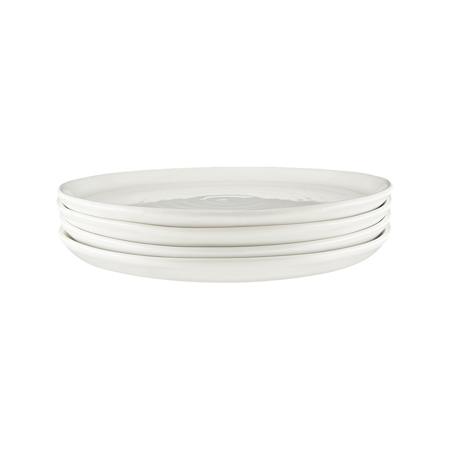 Pinch White Stoneware 16 Piece Dinnerware Set, Service For 4