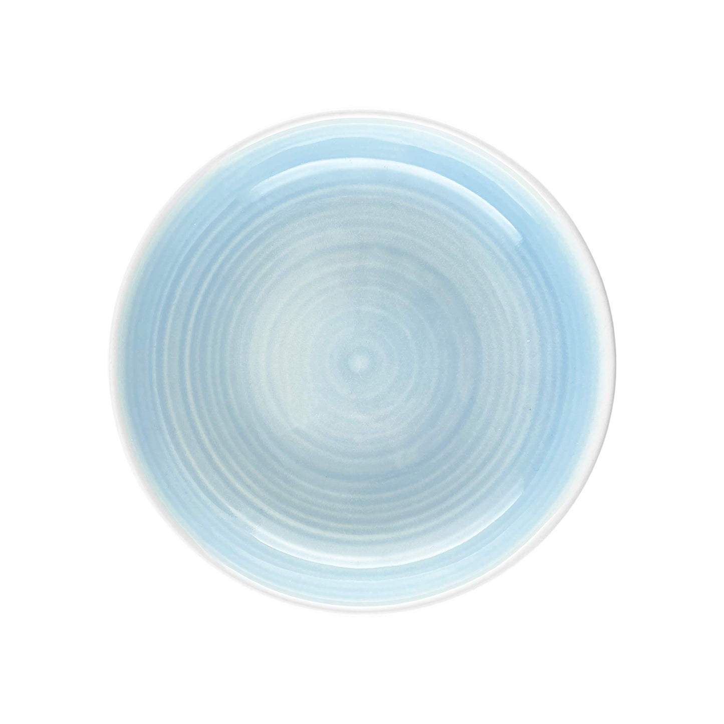 Lines Blue Stoneware Pasta Bowl, Set of 4