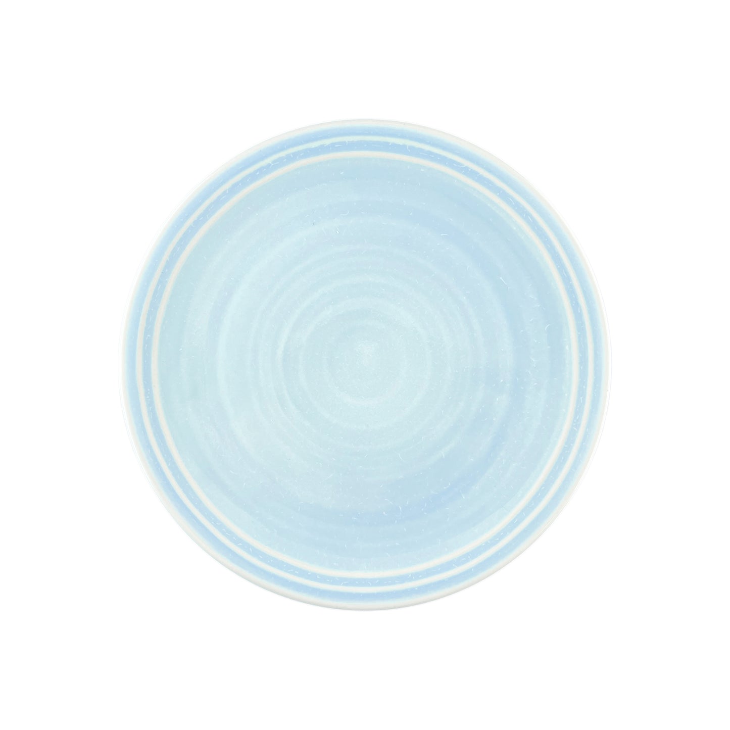Lines Blue Stoneware 16 Piece Dinnerware Set, Service For 4