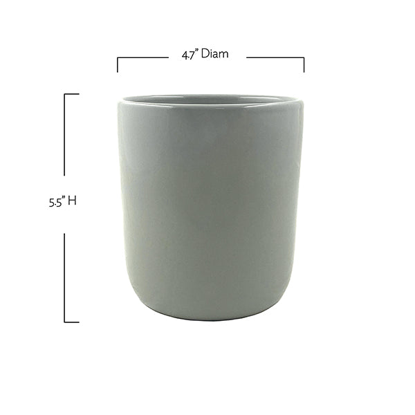 Reims Stoneware Pebble Utensil Cup, Set of 2