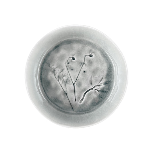 Meadow Grey Porcelain Medium Bowl, Set of 4