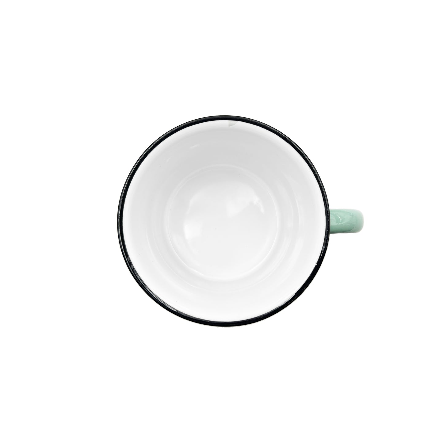 Tinware Mug in Pea Green - Set of 4