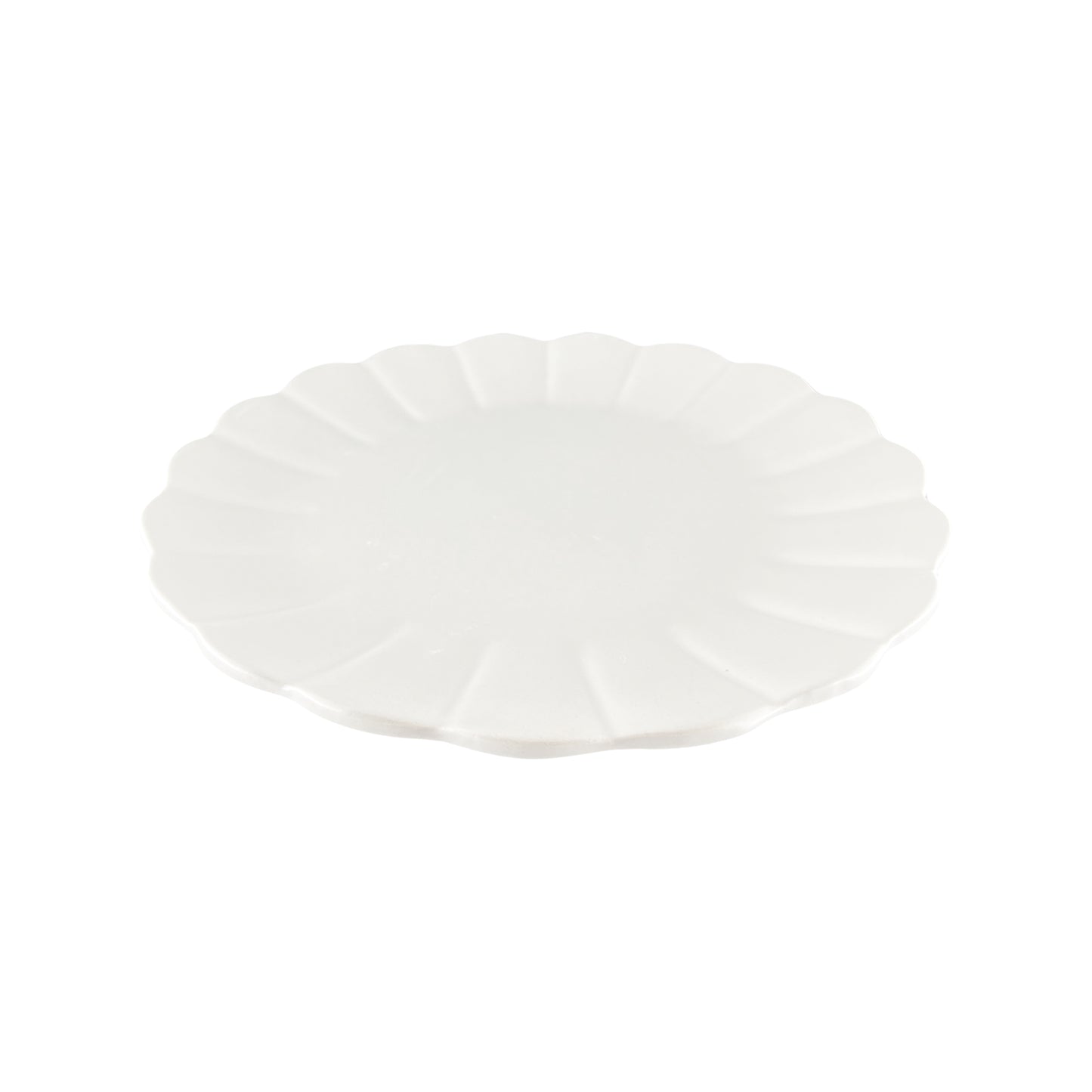 Lafayette Pearl White Stoneware Dinner Plate, Set of 4