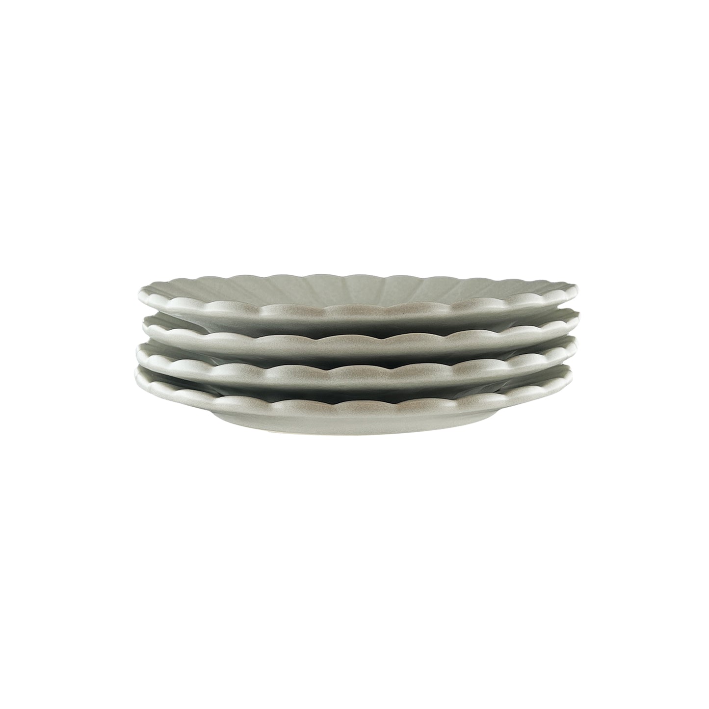Lafayette Fog Stoneware Salad Plate, Set of 4