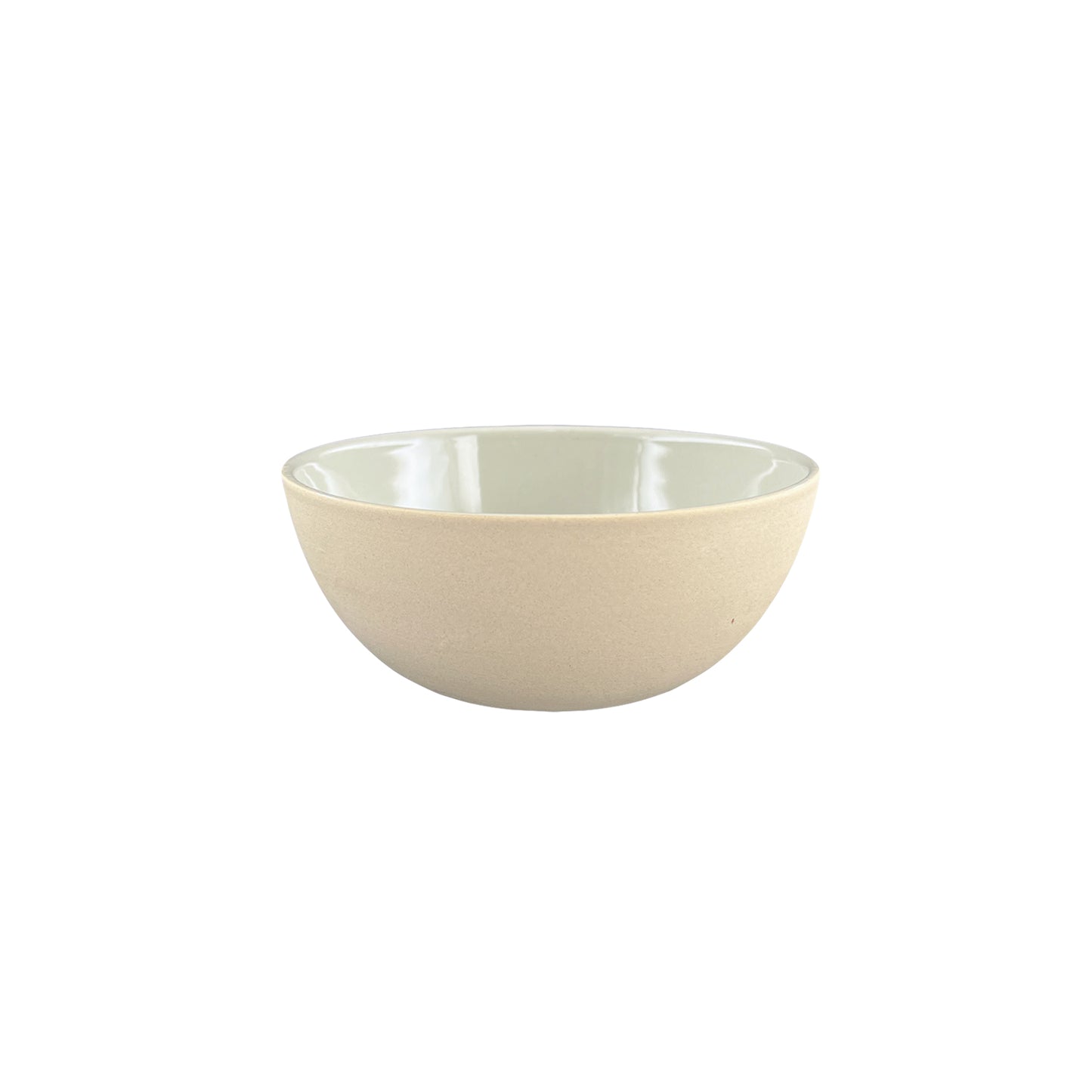 Shell Bisque Grey Porcelain Small Bowl, Set of 4