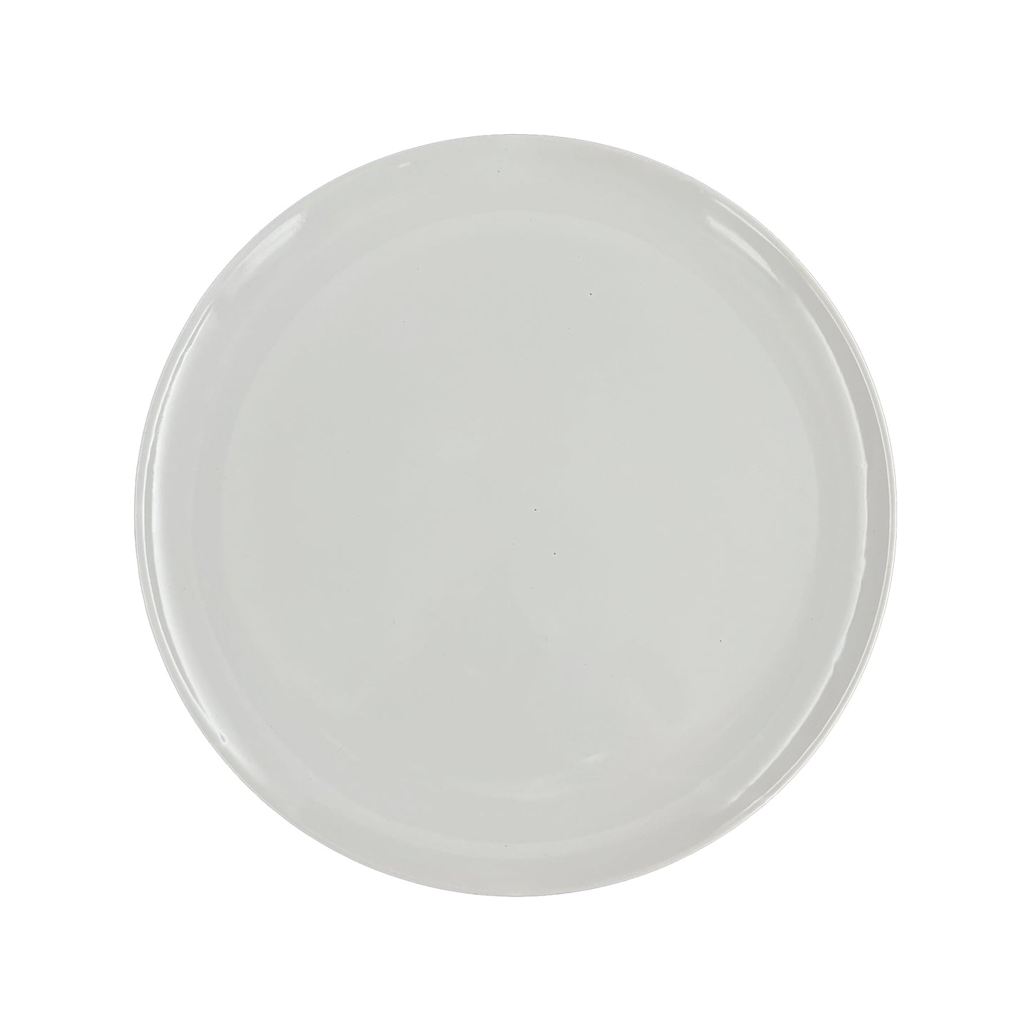 Shell Bisque Grey Porcelain 3 Piece Dinnerware Set, Service For 1