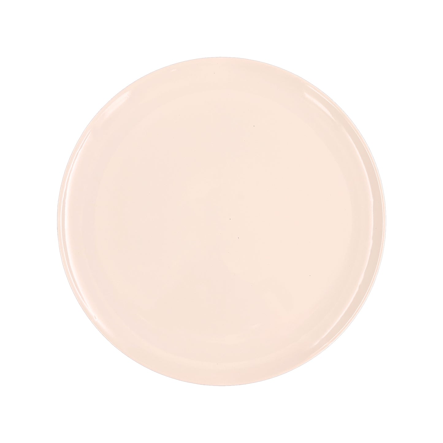 Shell Bisque Soft Pink Porcelain Dinner Plate, Set of 4