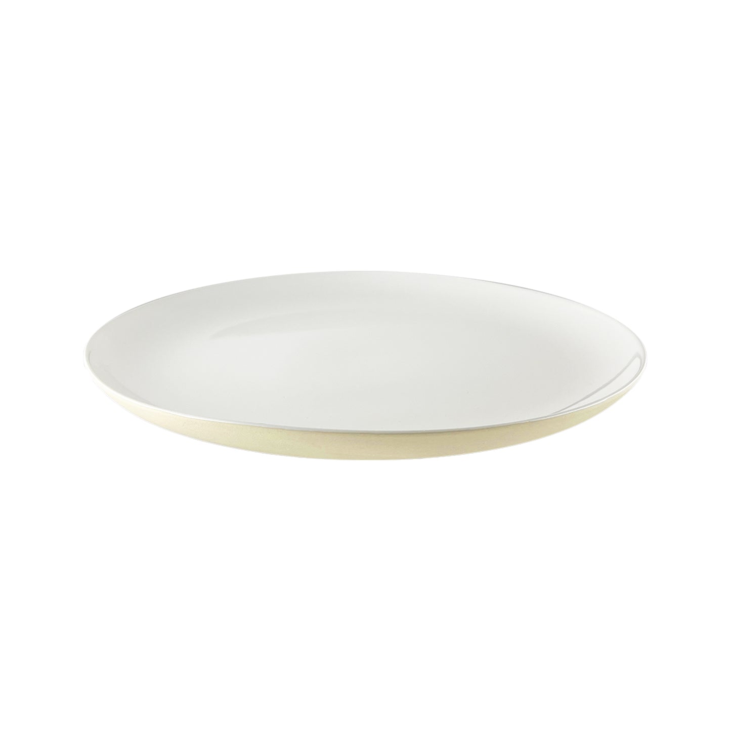 Shell Bisque White Porcelain 16 Piece Dinnerware Set, Service For 4