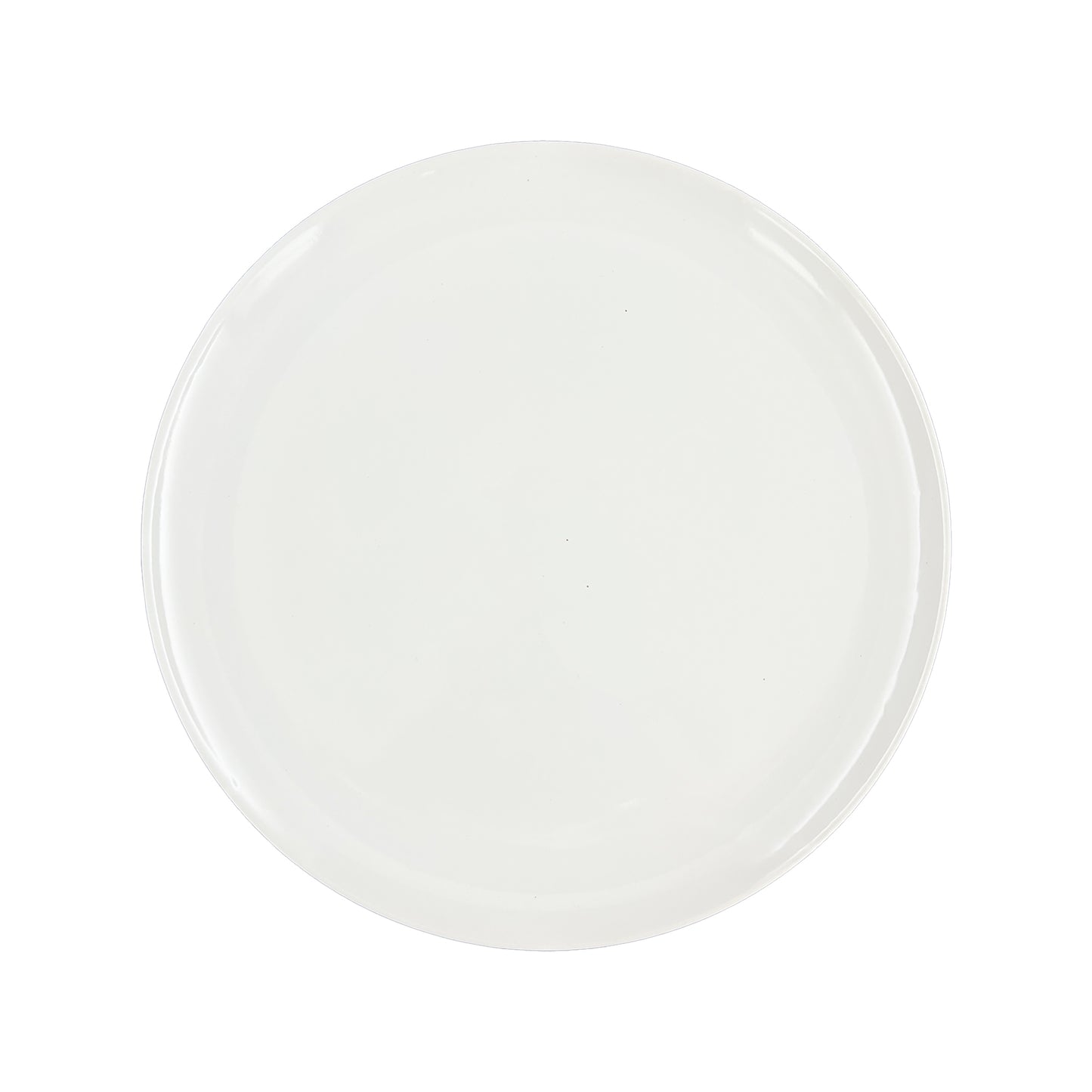 Shell Bisque White Porcelain 16 Piece Dinnerware Set, Service For 4