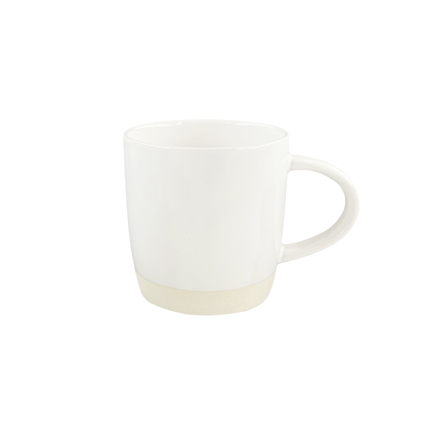 Shell Bisque White Porcelain 4 Piece Dinnerware Set, Service For 1