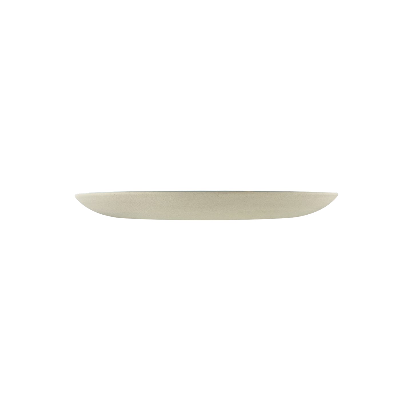 Shell Bisque Grey Porcelain 4 Piece Dinnerware Set, Service For 1
