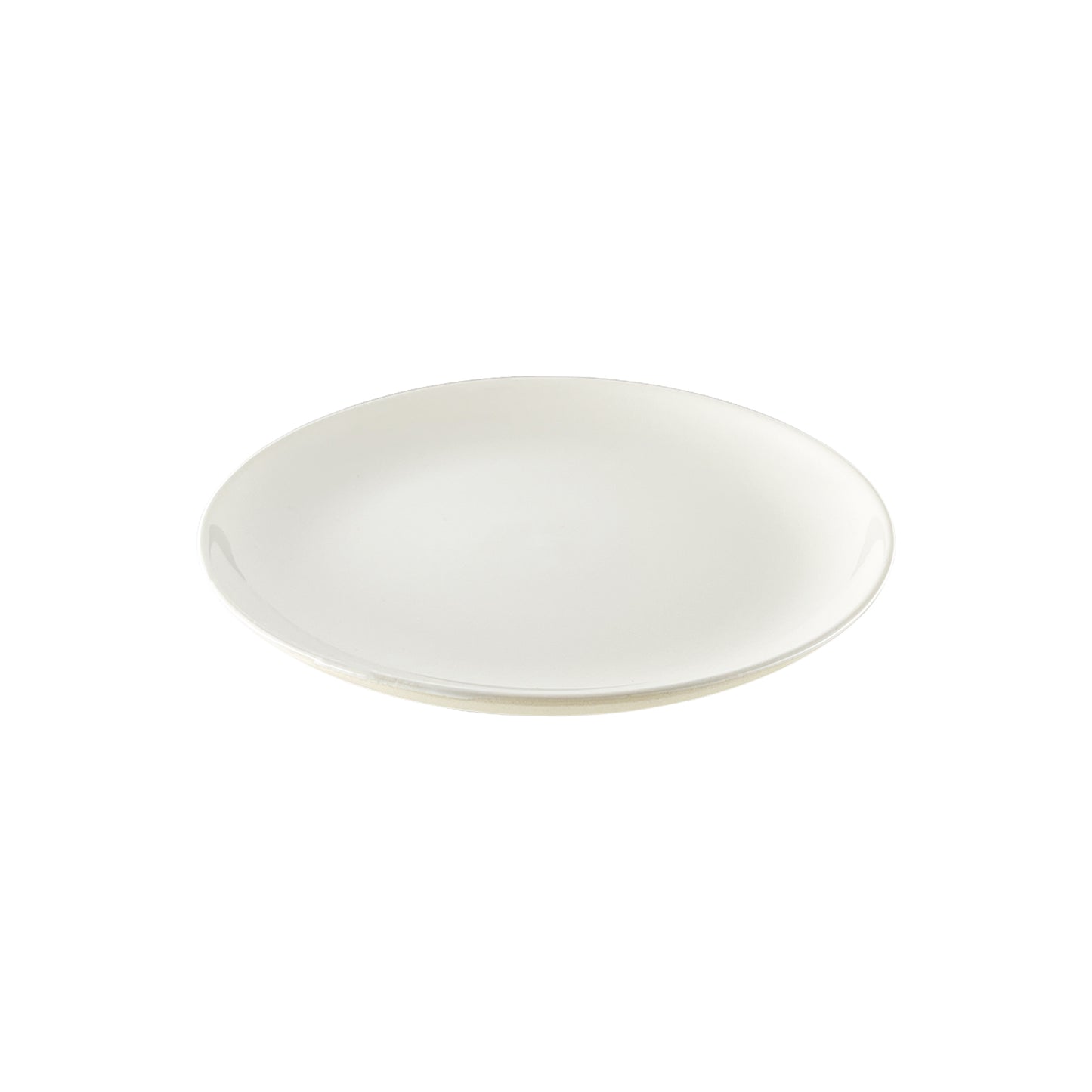 Shell Bisque White Porcelain 4 Piece Dinnerware Set, Service For 1