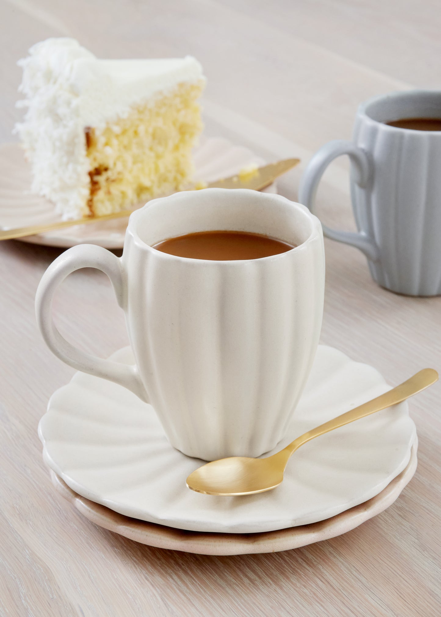 Lafayette Blush Stoneware Bread Plate, Set of 4