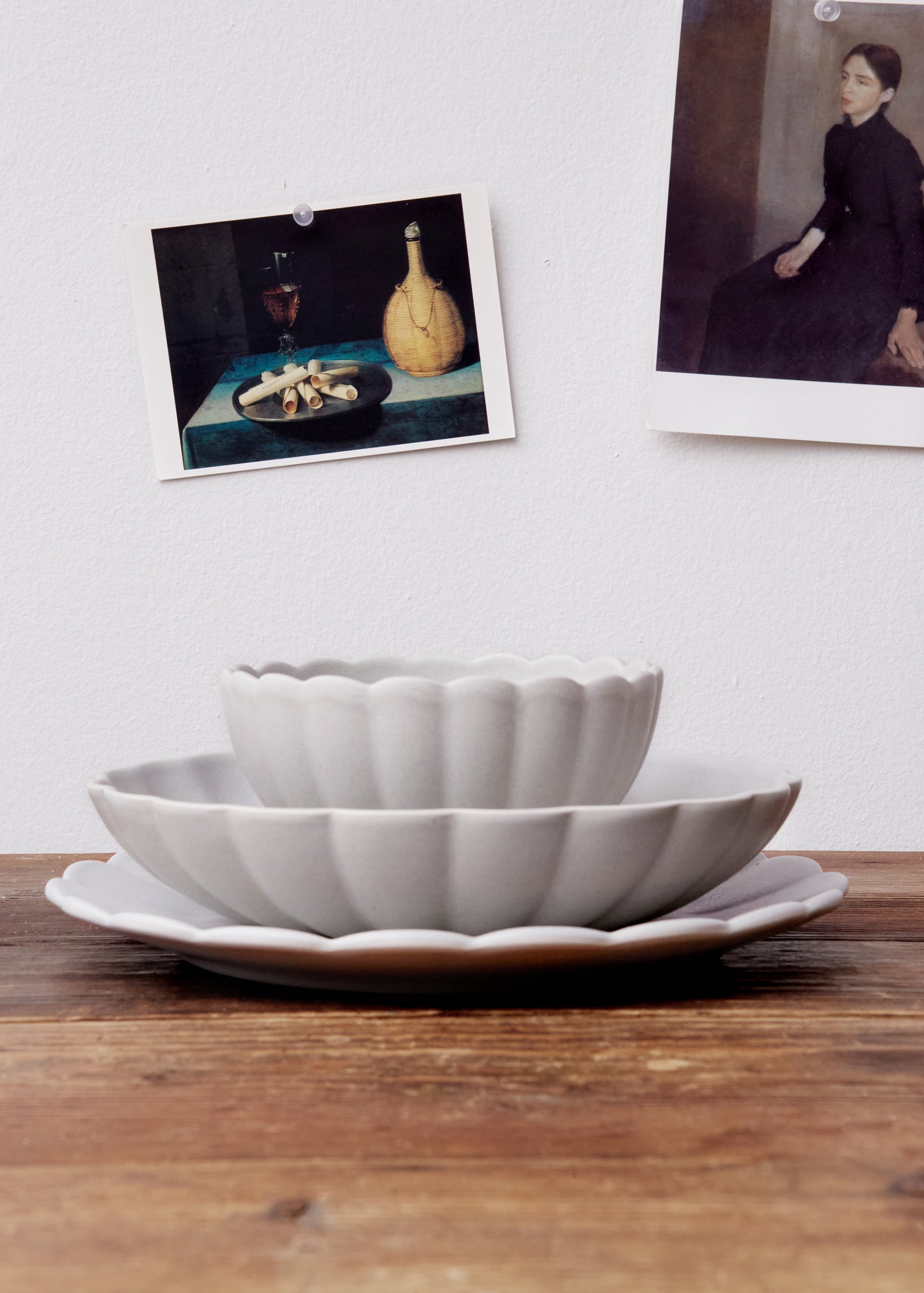 Lafayette Fog Stoneware Dinner Plate, Set of 4