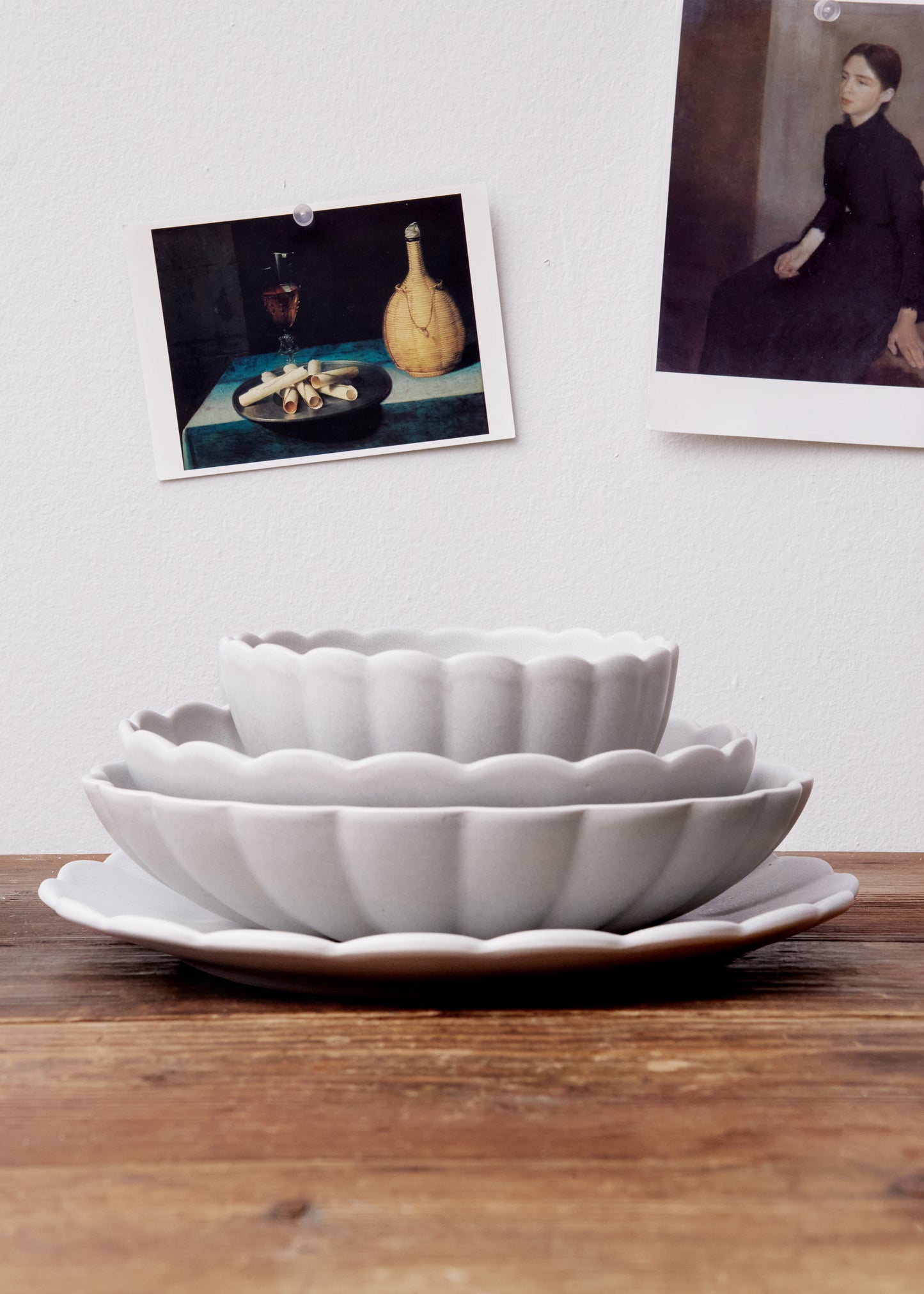 Lafayette Fog Stoneware Pasta Bowl, Set of 4