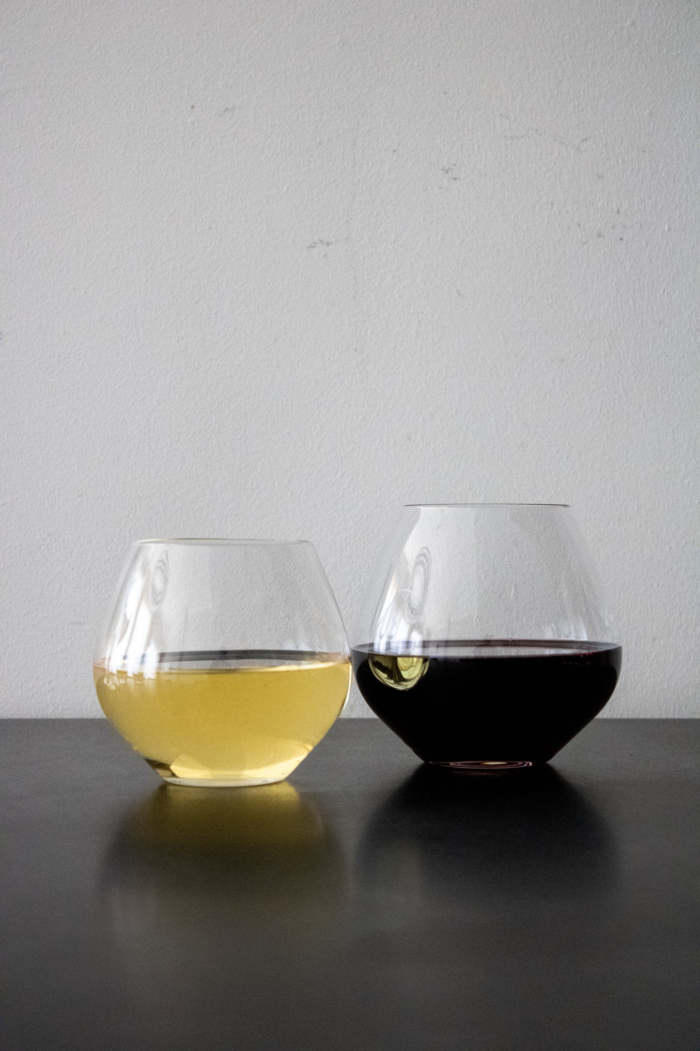 Amoroso Stemless White Wine Glass