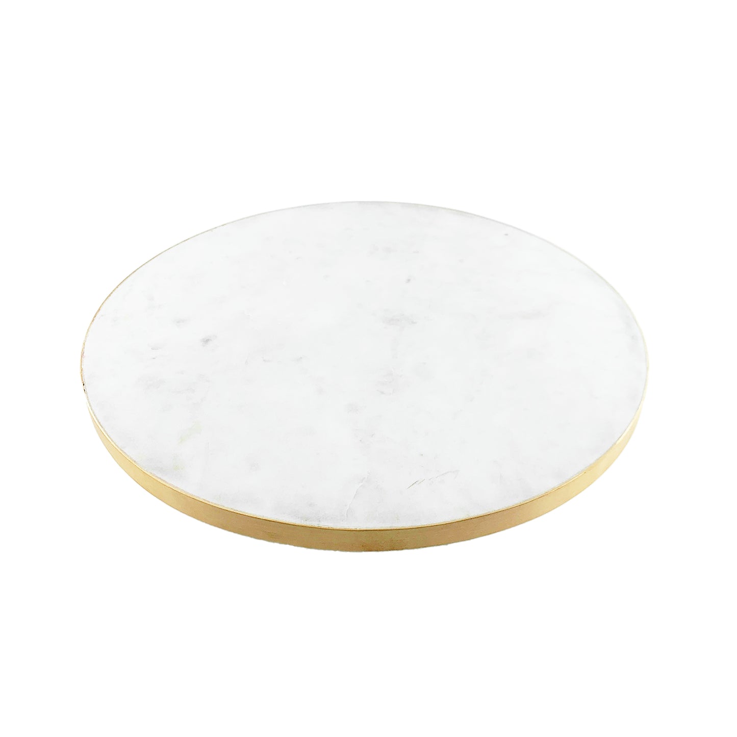 Verona White Marble Lazy Susan