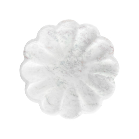 Verona White Marble Medium Flora Nesting Bowl