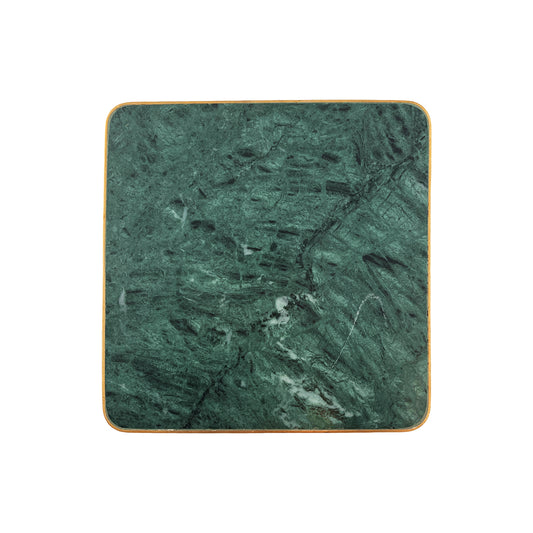 Verona Green Marble Square Charger