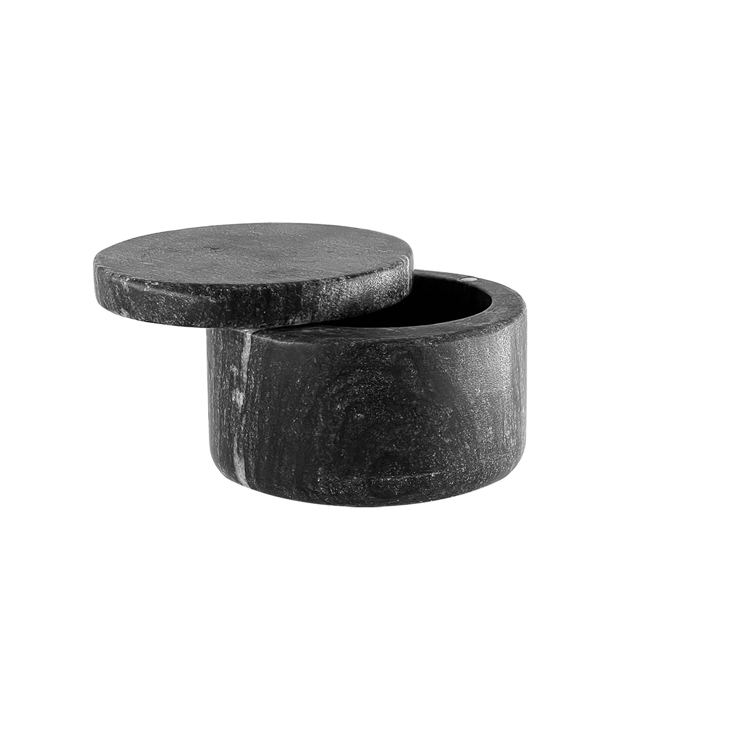 Verona Black Marble Salt Cellar