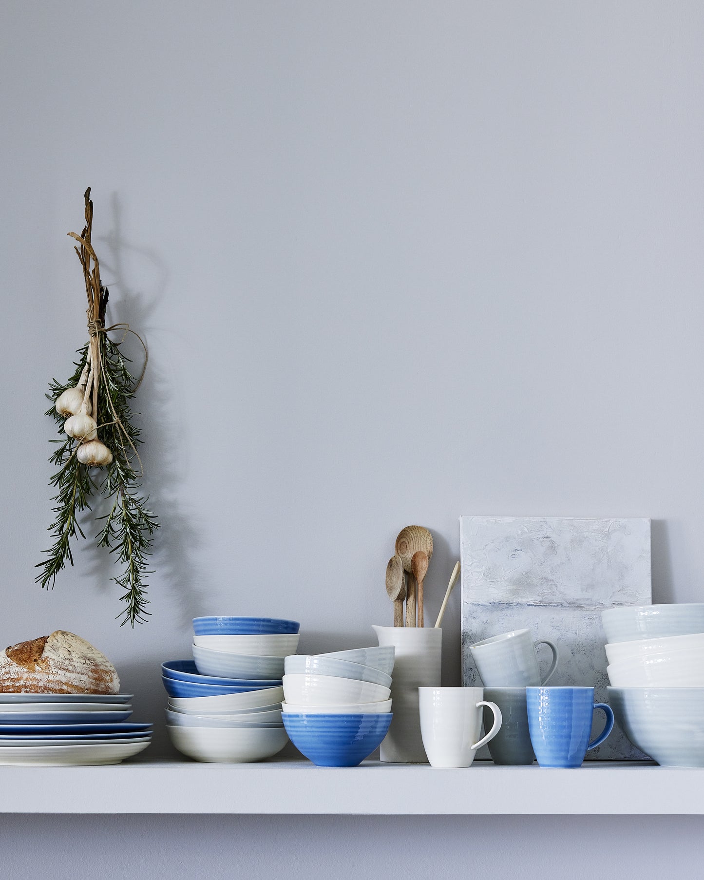 Daniel Smith Cereal Bowl - Set of 4 - Blue Canvas Home Blue, bowl, Bowls, canvas home, Cereal Bowl, contemporary dinnerware, Daniel Smith, Daniel Smith Collection, dinner party, dinnerware, dinnerware sets, dish sets, family, Large, modern dinnerware, Place Setting, Plates, simple dinnerware, tabletop, tableware