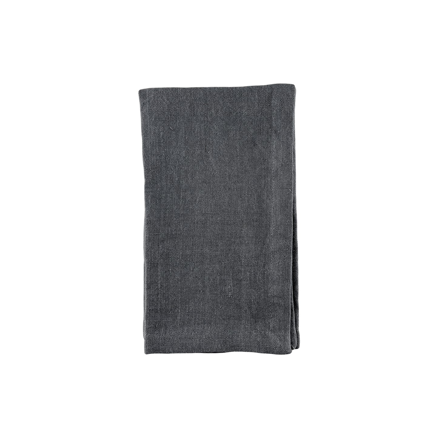 Canvas Home Classic Charcoal Linen Napkin, Set of 4