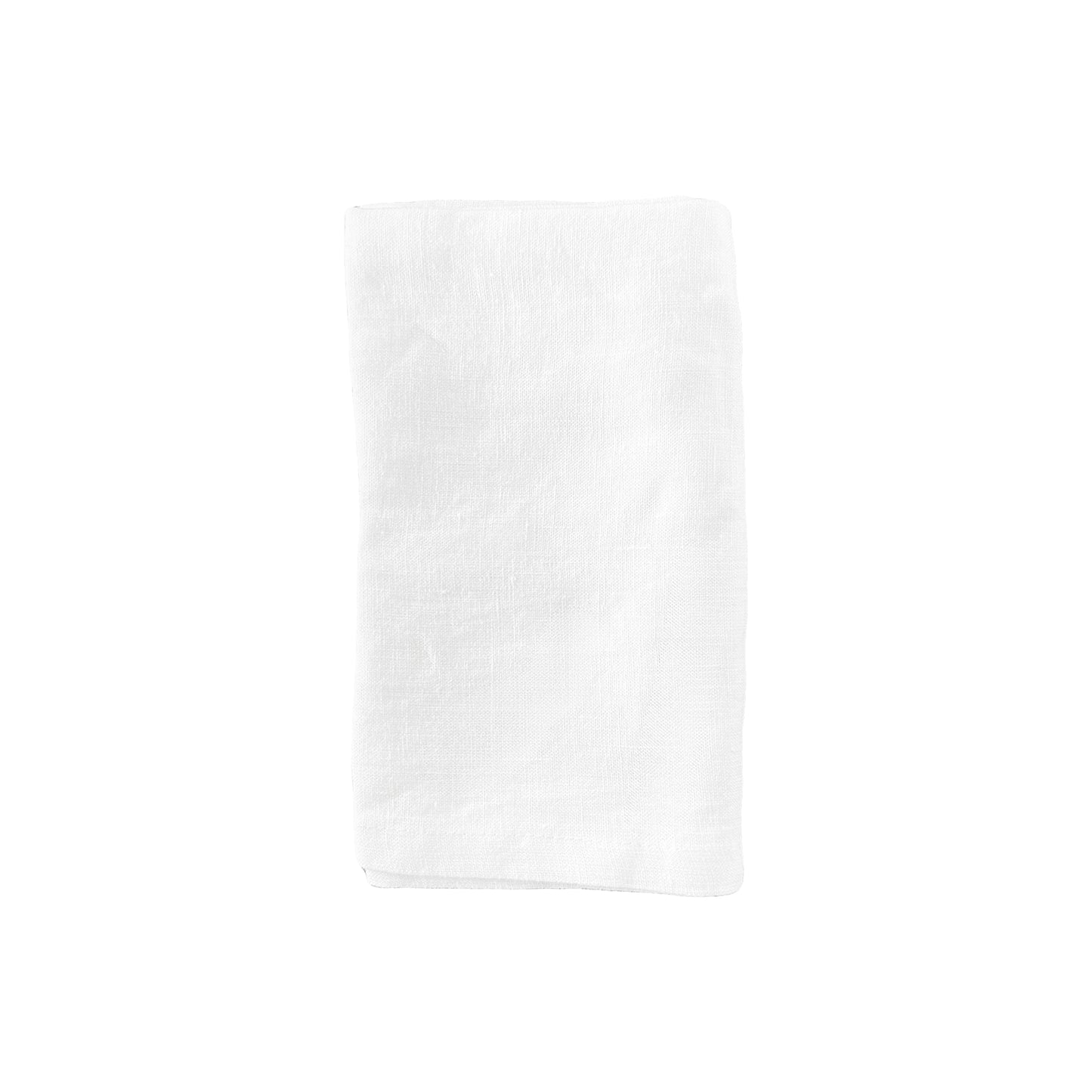 Canvas Home Classic White Linen Napkin, Set of 4