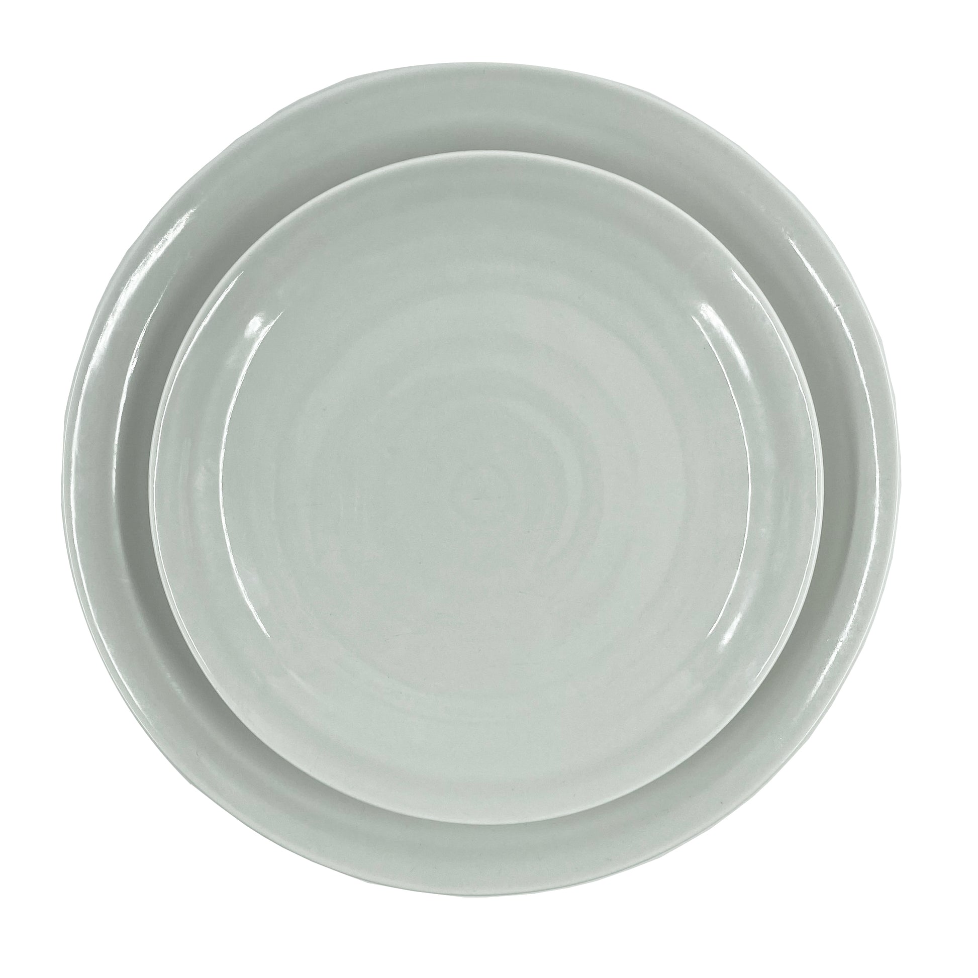Daniel Smith Dinner Plate - Set of 4 - Smoke Canvas Home canvas home, contemporary dinnerware, Daniel Smith, Daniel Smith Collection, dinner party, dinnerware, dinnerware sets, dish sets, family, Large, modern dinnerware, Place Setting, Plates, simple dinnerware, Smoke, tabletop, tableware