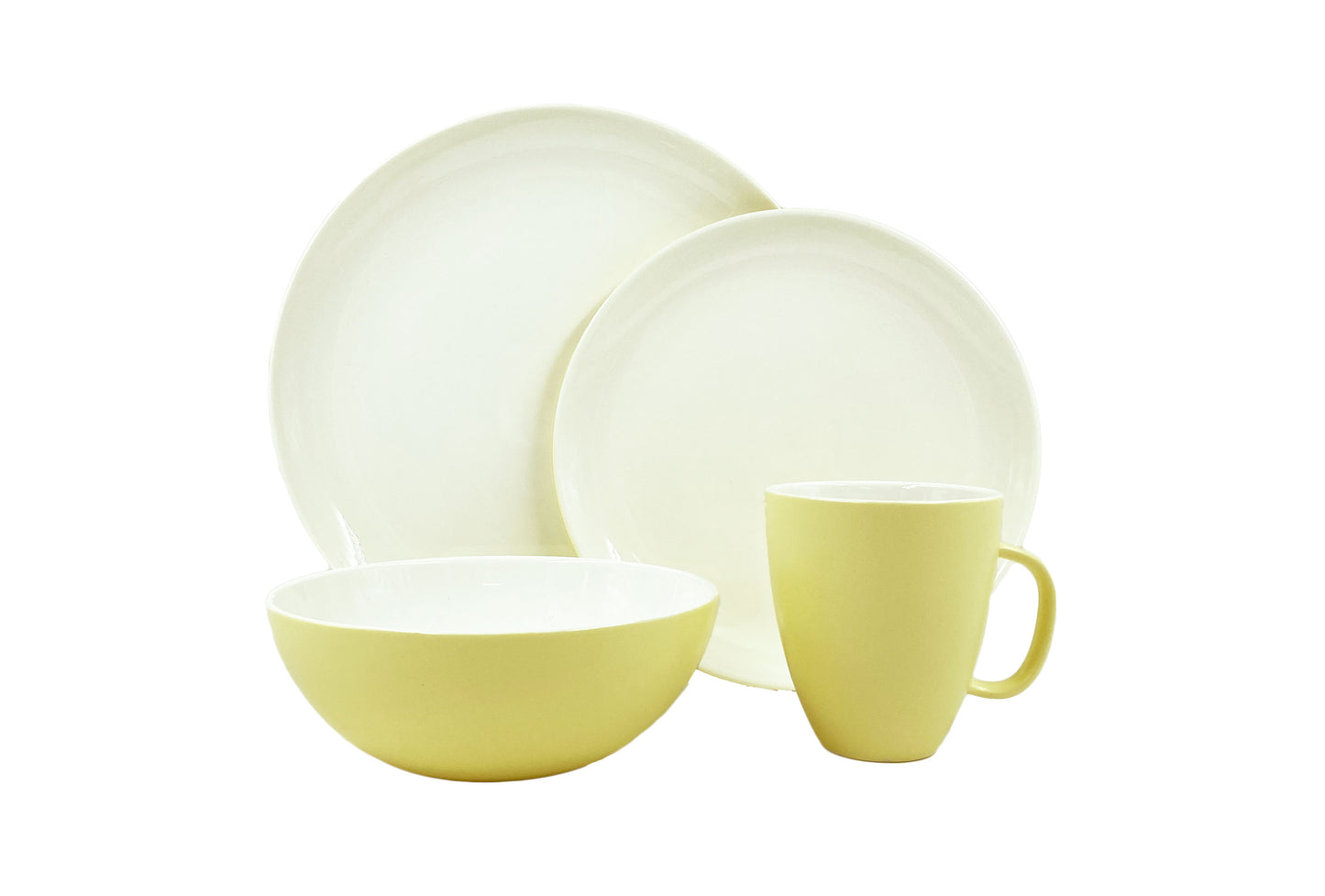 Procida 4-piece place setting - Yellow Canvas Home Procida