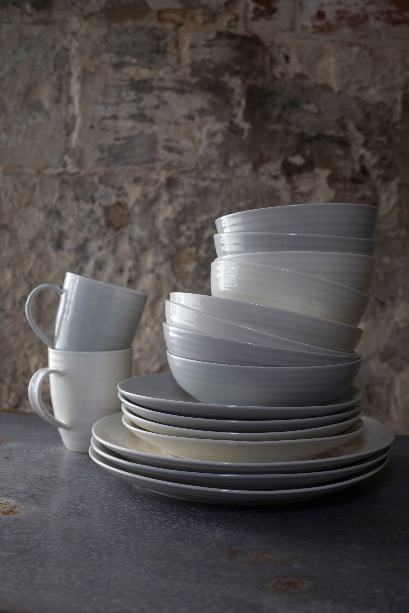 Daniel Smith Cereal Bowl - Set of 4 - Smoke Canvas Home bowl, Bowls, canvas home, Cereal Bowl, contemporary dinnerware, Daniel Smith, Daniel Smith Collection, dinner party, dinnerware, dinnerware sets, dish sets, family, Large, modern dinnerware, Place Setting, Plates, simple dinnerware, Smoke, tabletop, tableware