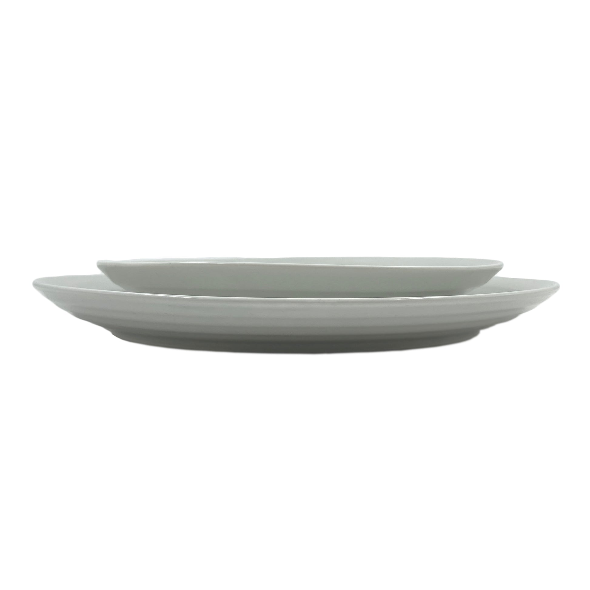 Daniel Smith Smoke Porcelain 4 Piece Dinnerware Set, Service For 1 Canvas Home canvas home, contemporary dinnerware, Daniel Smith, Daniel Smith Collection, dinner party, dinnerware, dinnerware sets, dish sets, family, Large, modern dinnerware, Place Setting, Plates, simple dinnerware, Smoke, tabletop, tableware