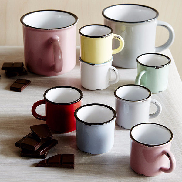 Tinware Espresso Mug Gift Set Canvas Home "contemporary dinnerware", $30-$50, canvas home, Coffee + Tea, Mugs + Cups, red-white-blue, related-tinware-mug, Tinware Collection